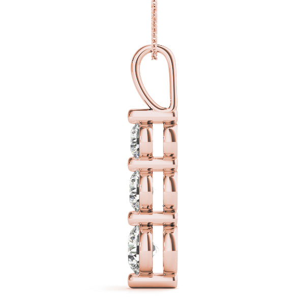 Briallen Three-stone Diamond Pendant
