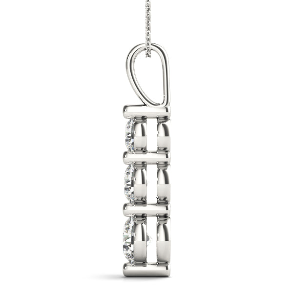 Briallen Three-stone Diamond Pendant
