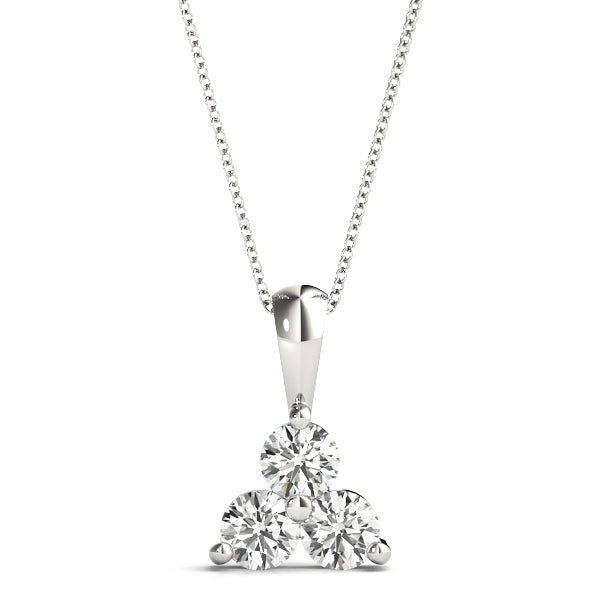 Eliane Three-stone Diamond Pendant