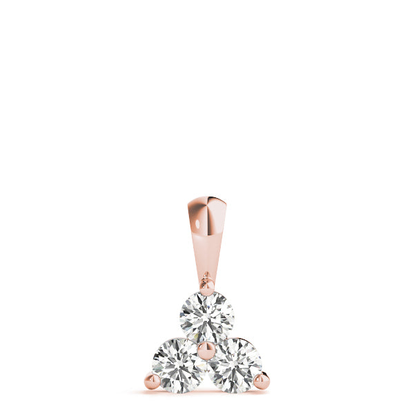 Eliane Three-stone Diamond Pendant