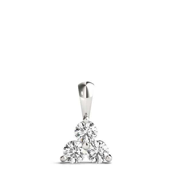 Eliane Three-stone Diamond Pendant