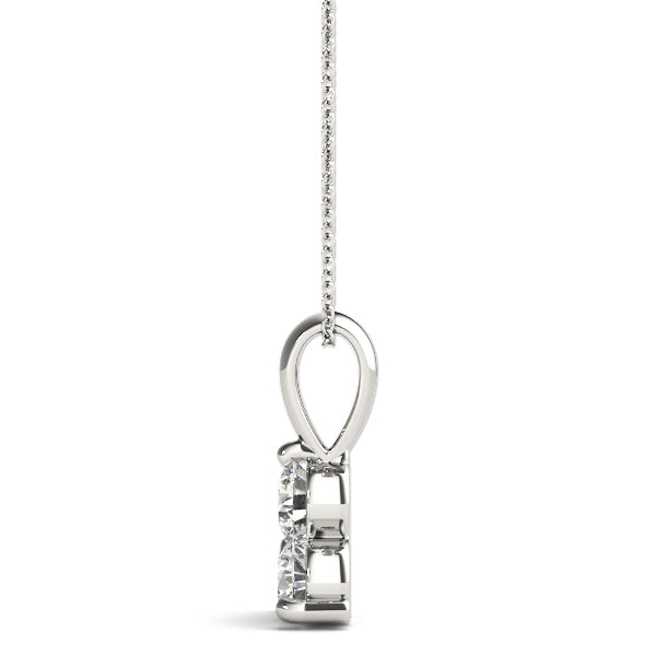 Eliane Three-stone Diamond Pendant