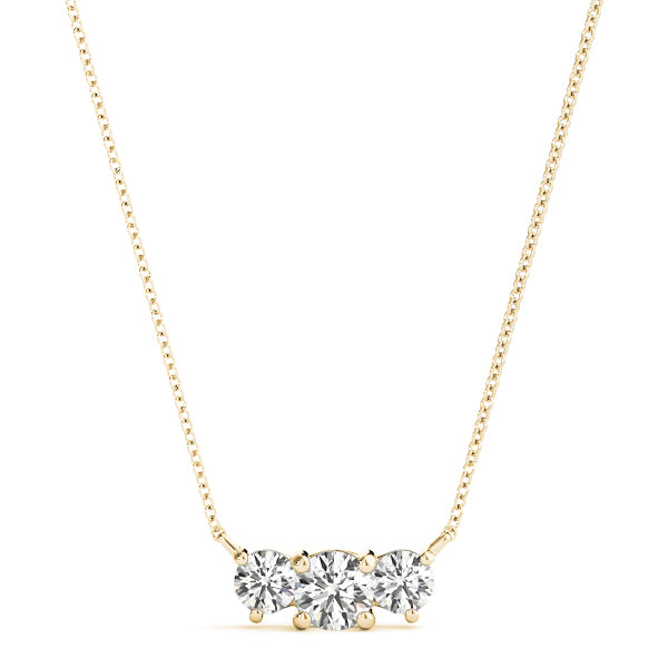 Bellona Three-stone Diamond Pendant
