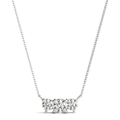 Three-Stone Diamond Pendant – 0.50 ct