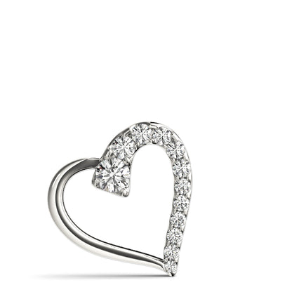 Open Heart Diamond Pendant – 0.99 ct