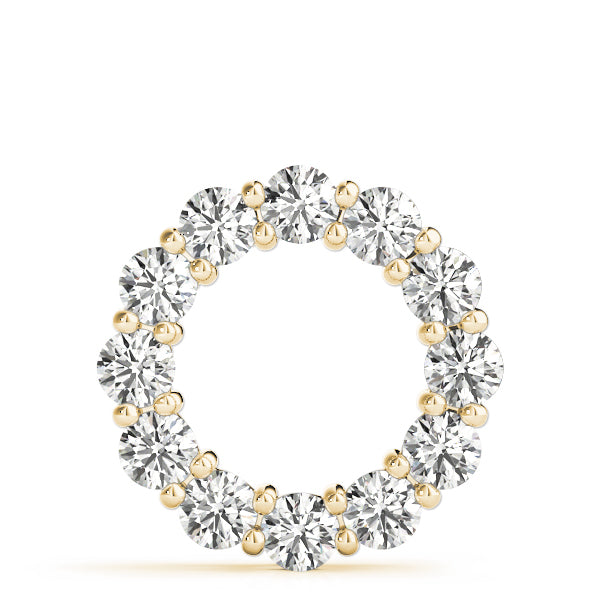 Celandine Circle Diamond Pendant