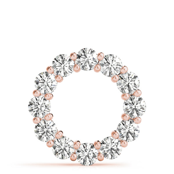 Celandine Circle Diamond Pendant