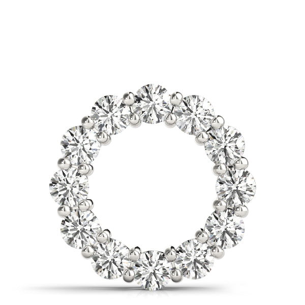 Celandine Circle Diamond Pendant