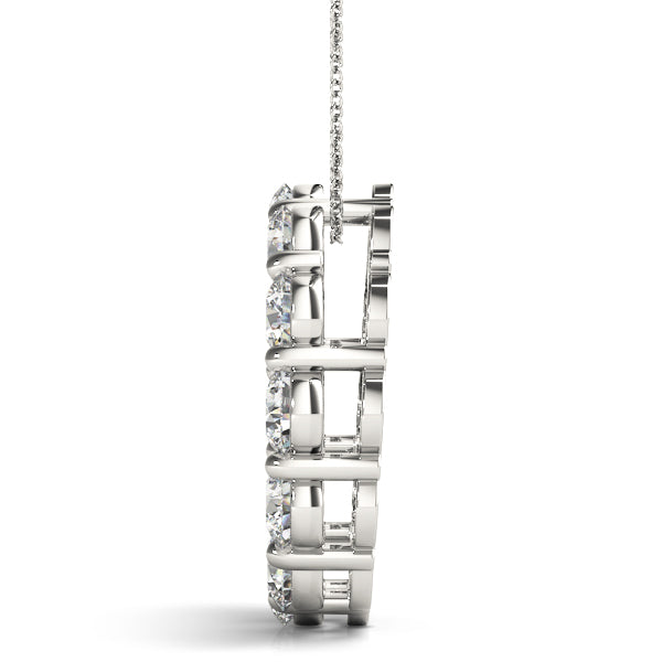Celandine Circle Diamond Pendant