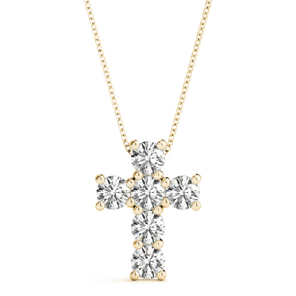 Alethea Diamond Cross Pendant