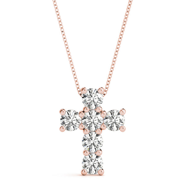 Alethea Diamond Cross Pendant