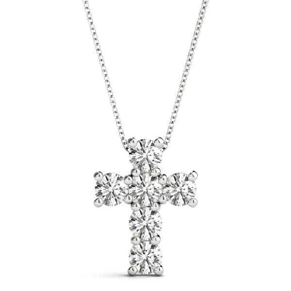 Alethea Diamond Cross Pendant