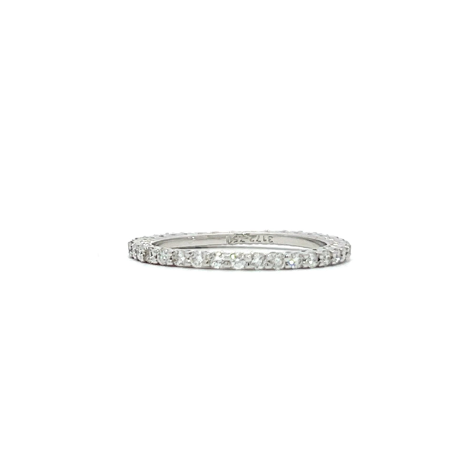 White gold 18K eternity ring