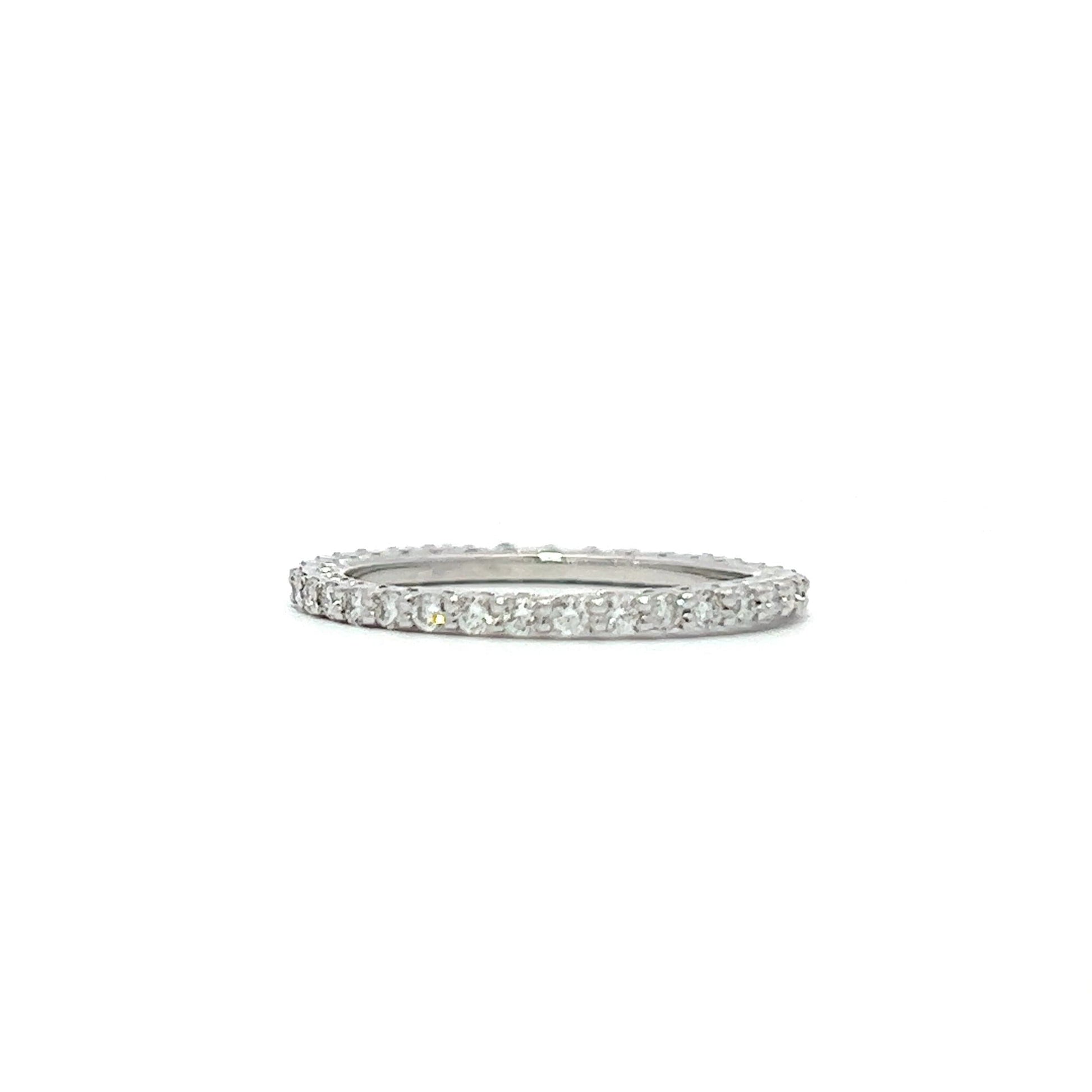 White gold 18K eternity ring