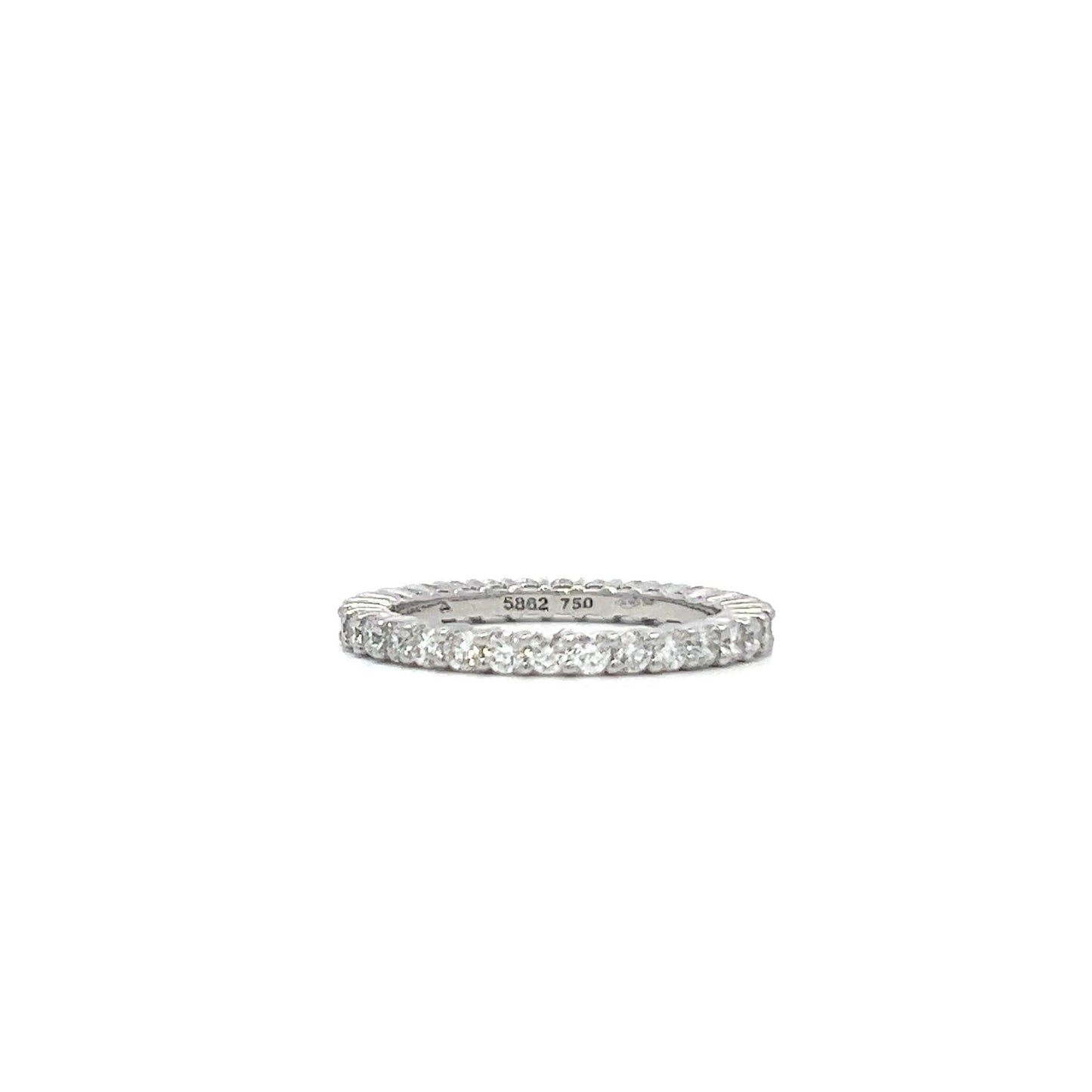 White gold eternity ring