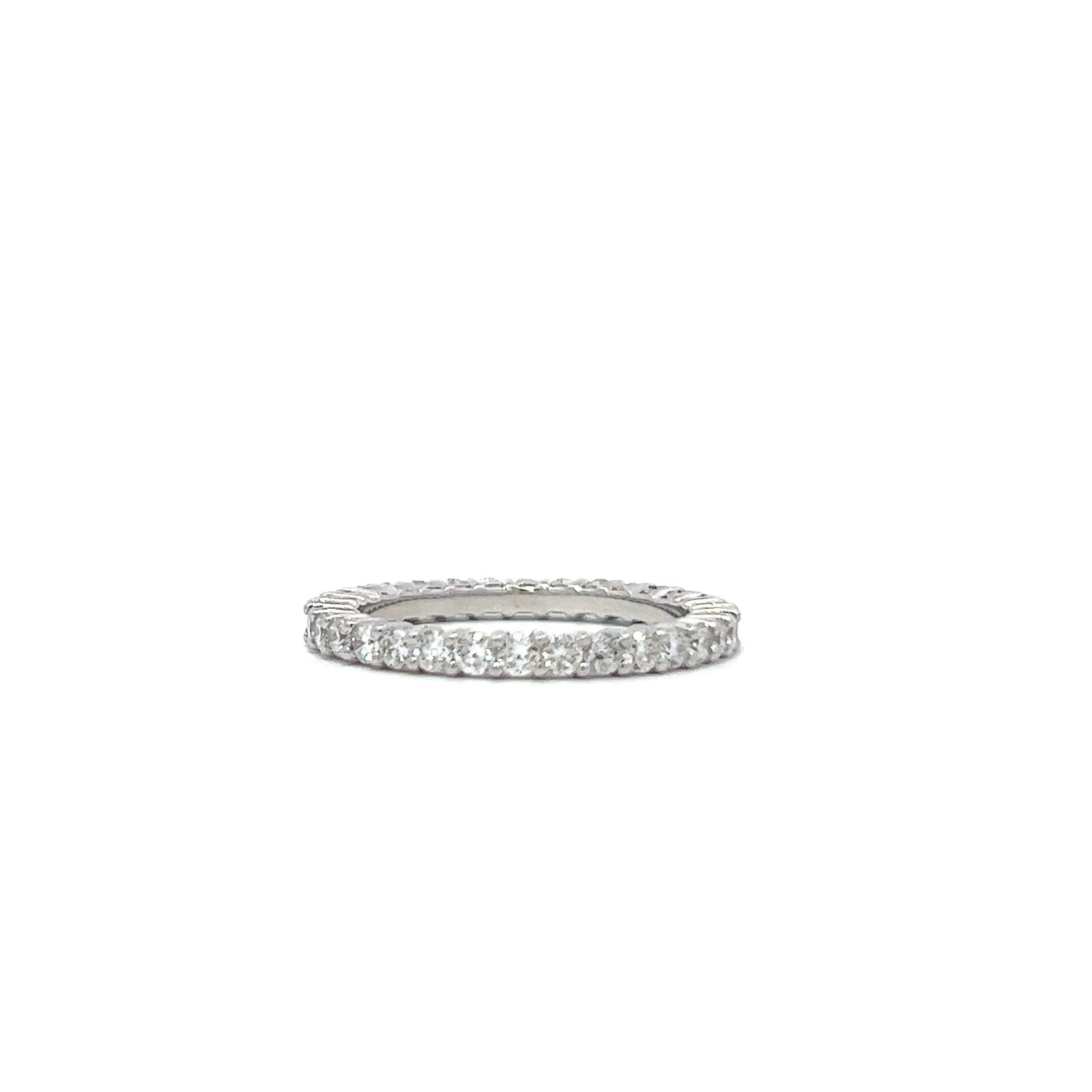 White gold eternity ring