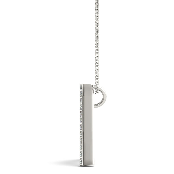 Solene Letter A Diamond Pendant