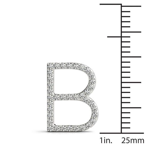 Ilona Letter B Diamond Pendant