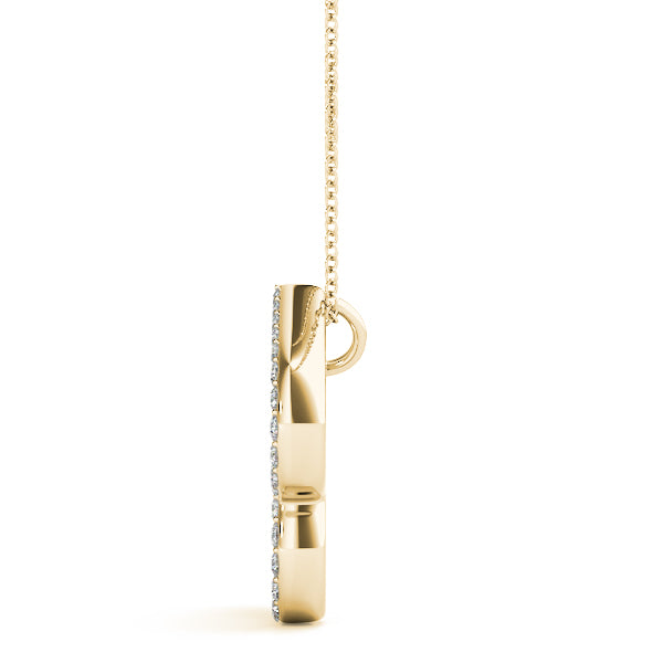 Ilona Letter B Diamond Pendant