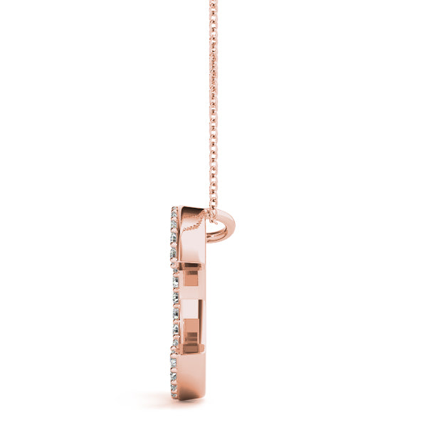Suzanne Letter C Diamond Pendant