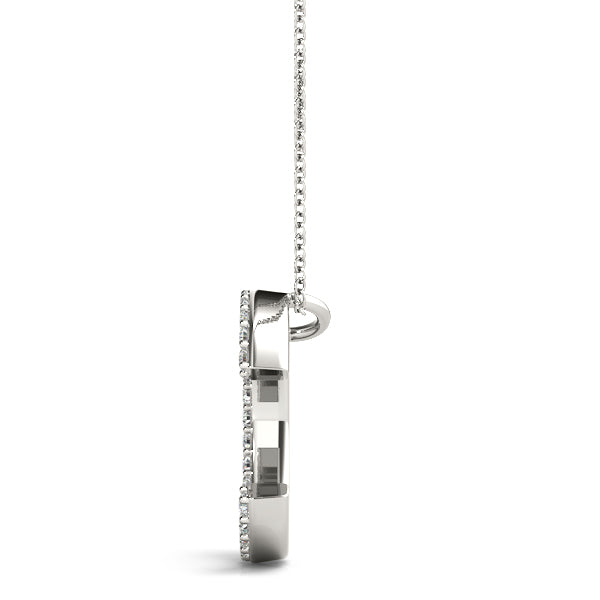 Suzanne Letter C Diamond Pendant