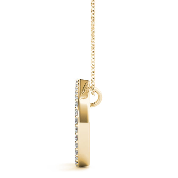 Ione Letter D Diamond Pendant