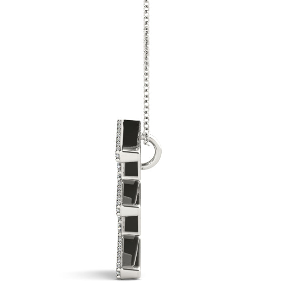 Isolde Letter E Diamond Pendant
