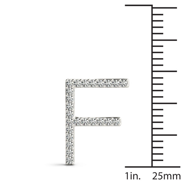 Jessamine Letter F Diamond Pendant