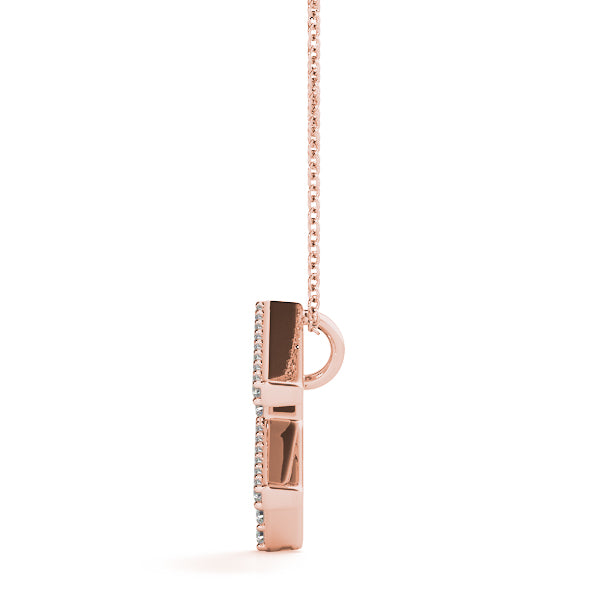 Jessamine Letter F Diamond Pendant