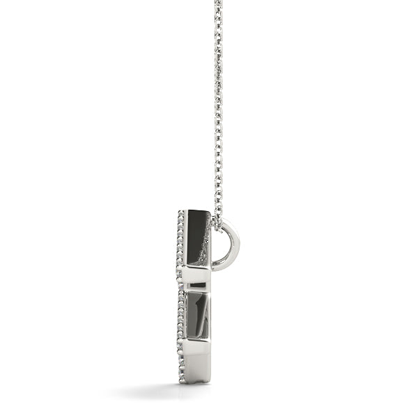 Jessamine Letter F Diamond Pendant