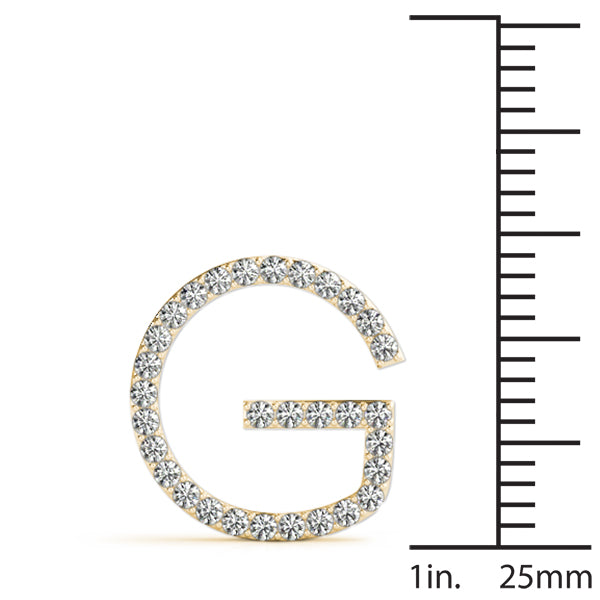 Jessamy Letter G Diamond Pendant