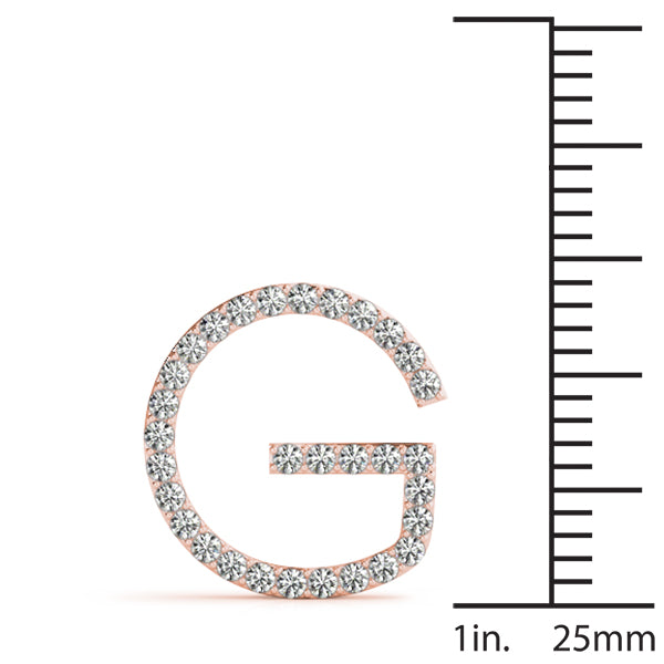 Jessamy Letter G Diamond Pendant