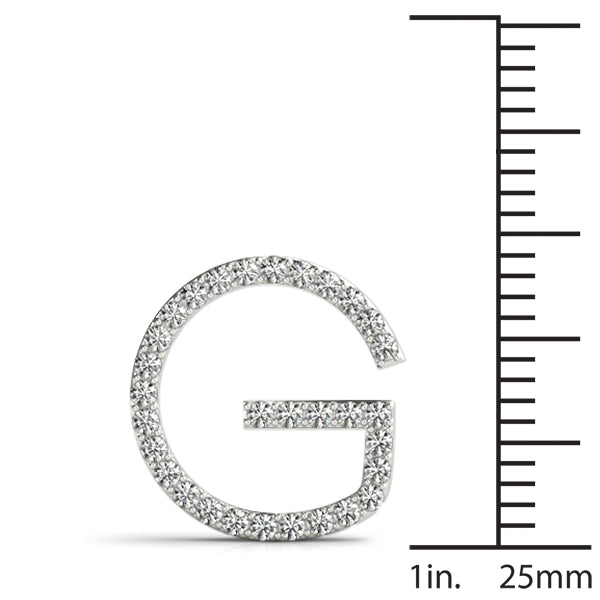 Jessamy Letter G Diamond Pendant