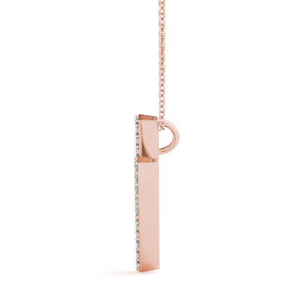 Kalista Letter H Diamond Pendant