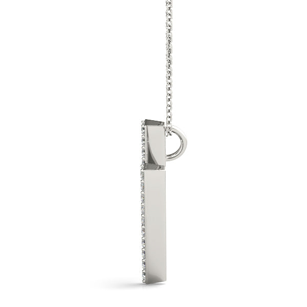 Kalista Letter H Diamond Pendant