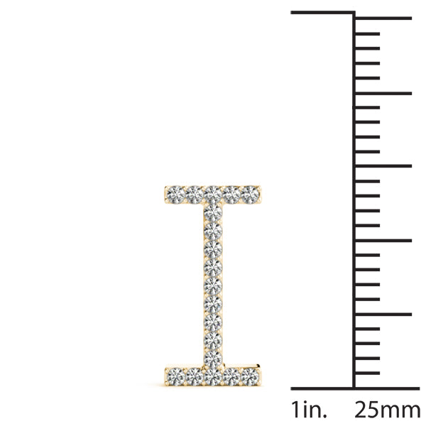 Kerensa Letter I Diamond Pendant