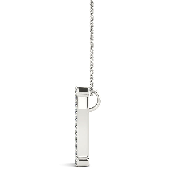 Kerensa Letter I Diamond Pendant