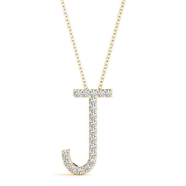 Lavinia Letter J Diamond Pendant