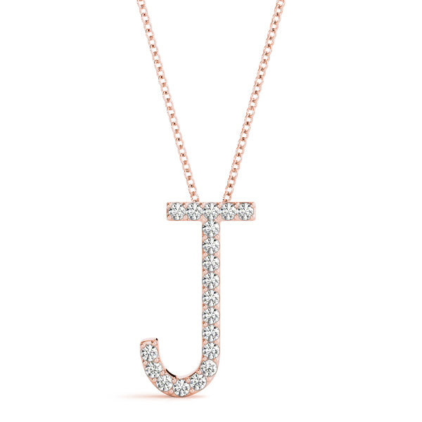 Lavinia Letter J Diamond Pendant