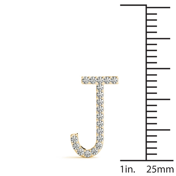 Lavinia Letter J Diamond Pendant