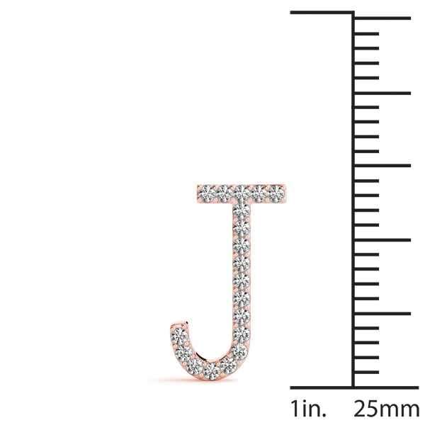 Lavinia Letter J Diamond Pendant