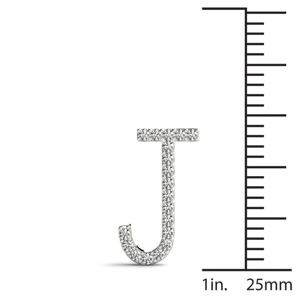 Lavinia Letter J Diamond Pendant