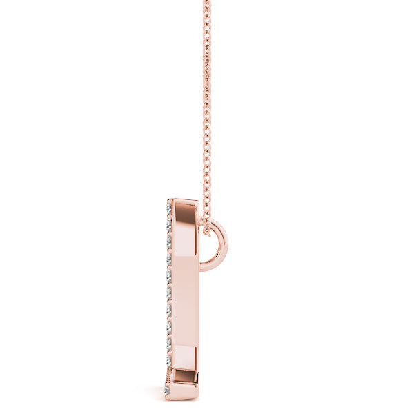 Leocadia Letter L Diamond Pendant