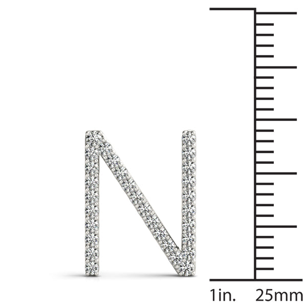 Linnea Letter N Diamond Pendant