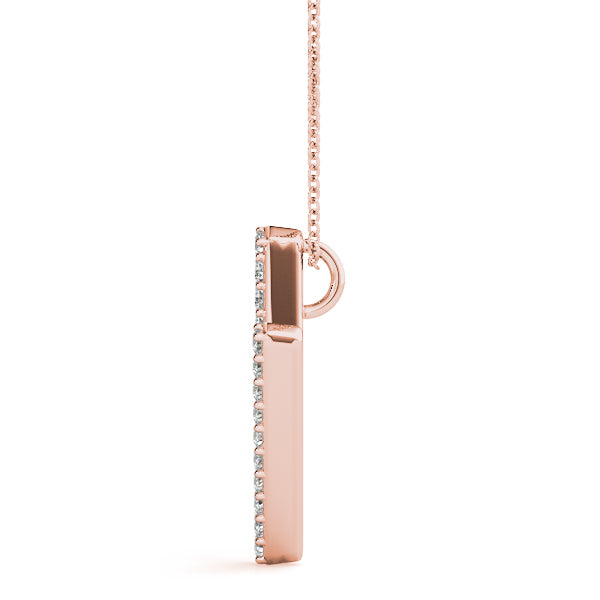 Linnea Letter N Diamond Pendant