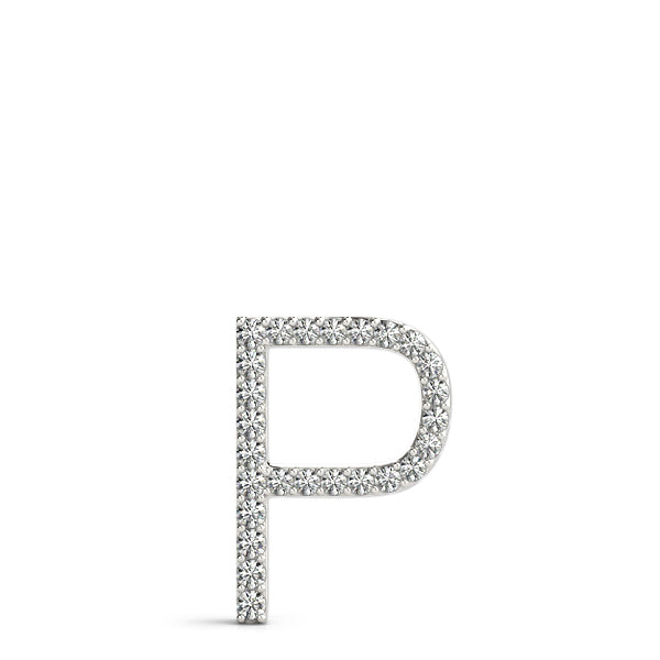 Lumina Letter P Diamond Pendant