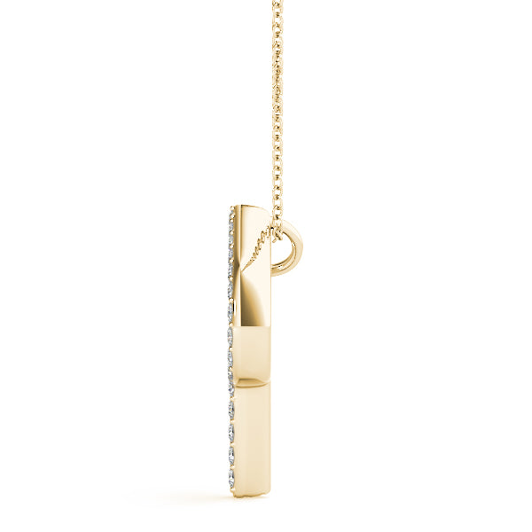 Meliora Letter R Diamond Pendant