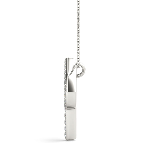 Meliora Letter R Diamond Pendant