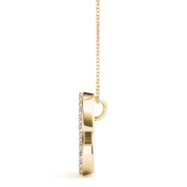 Melisande Letter S Diamond Pendant
