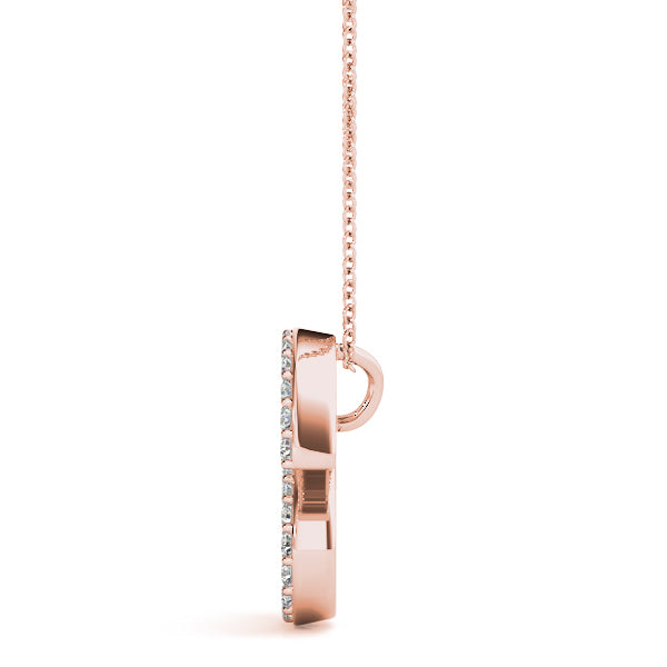 Melisande Letter S Diamond Pendant